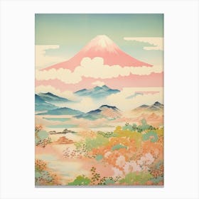 Mount Azuma In Fukushima Japanese Landscape 3 Canvas Print