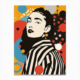 Pop art Woman Canvas Print