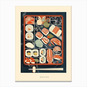 Bento Box Art Deco Poster 2 Canvas Print
