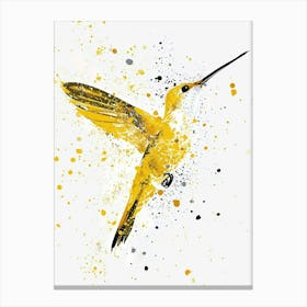 Yellow Hummingbird 2 Canvas Print