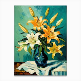 Lily Painting Canvas Print