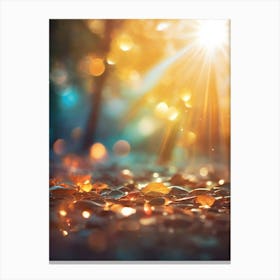 A Mesmerizing Abstract Sun Ray Bursts Wi 3 (5) Canvas Print