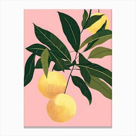 Lemons On A Branch Toile