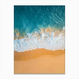 Aerial View Of A Beach 169 Canvas Print