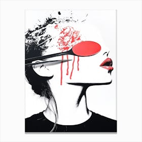 Bloody Eyes Canvas Print