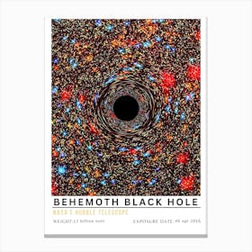 Behemoth Black Hole Canvas Print