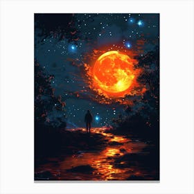 Full Moon In The Sky 12 Canvas Print