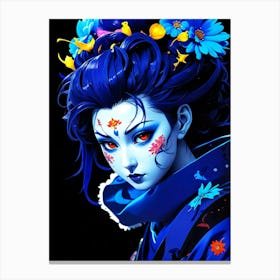 Japan Geisha Visual 35 Canvas Print