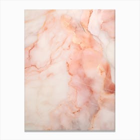 Pink Marble 1 Canvas Print