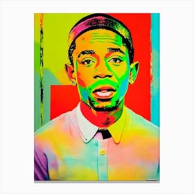 Lil Wayne Colourful Pop Art Canvas Print