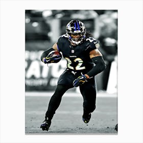 Derrick Henry Baltimore Ravens Canvas Print