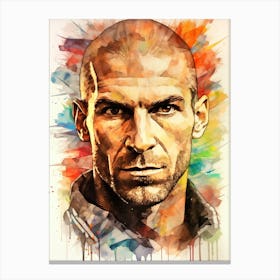 Zinedine Zidane (3) Canvas Print