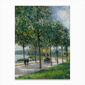 Claude Monet'S Park Canvas Print