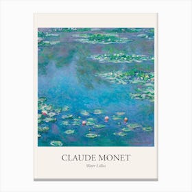 Water Lillies, Claude Monet Square Art Print Poster Canvas Print