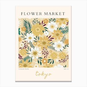 Flower Market 15 Canvas Print