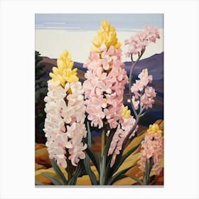 Hyacinth 4 Flower Painting Canvas Print