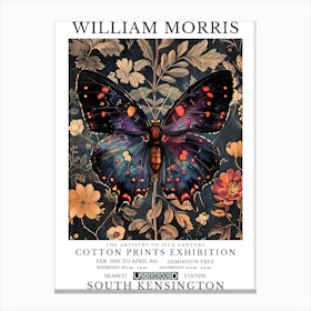 William Morris Exhibition Insects Series 11 Canvas Print