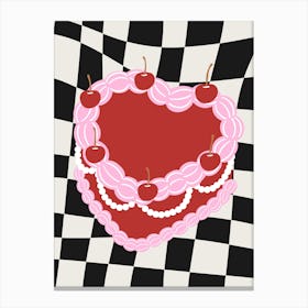 Coquette Cake Canvas Print