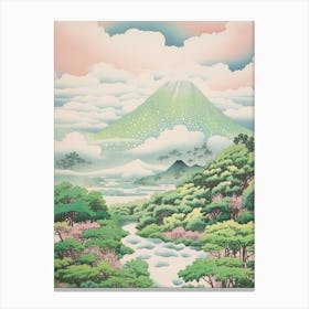 Mount Amagi In Shizuoka Japanese Landscape 2 Canvas Print