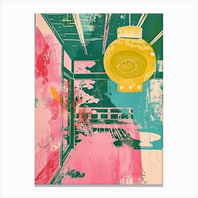 Yamanouchi Japan Duotone Silkscreen Canvas Print