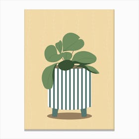 Print 74 Ratio 3x4 Retro Flowerpot Poster Canvas Print