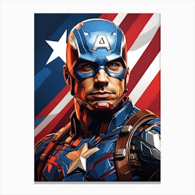 Captain America Canvas Print