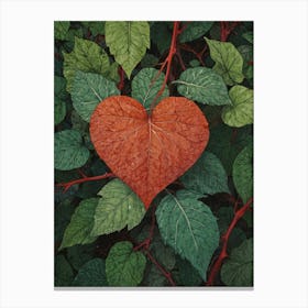 Heart Of Ivy 1 Canvas Print