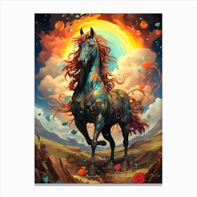 Horse In The Sky Canvas Print
