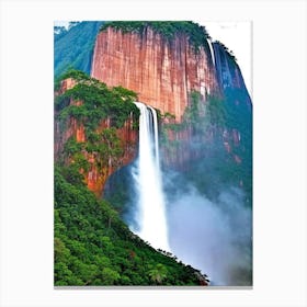 Angel Falls, Venezuela Majestic, Beautiful & Classic (1) Canvas Print