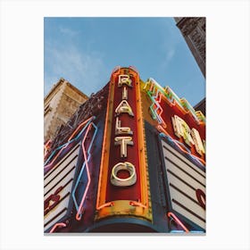Los Angeles Rial To Theatre Canvas Print