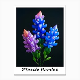 Bright Inflatable Flowers Poster Bluebonnet 1 Canvas Print