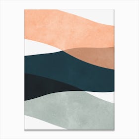 Abstract boho shapes 6 Canvas Print