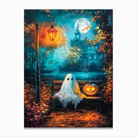 Ghost in Park Canvas Print