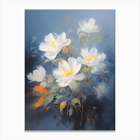 White Roses Canvas Print