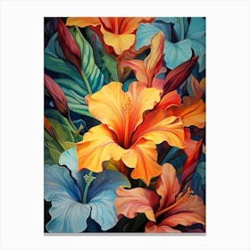 Hawaiian Floral Canvas Print