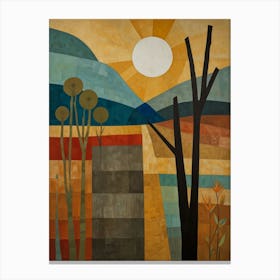 Landscape With Trees Canvas Print