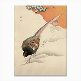 Pheasant, Ohara Koson Canvas Print