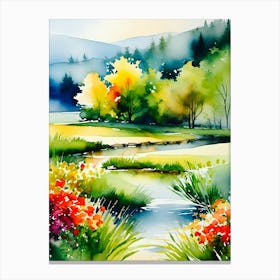 Watercolor Painting 8 Canvas Print