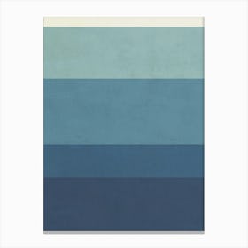 Minimalist Abstract Sea - A01 Canvas Print