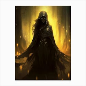 Witch In The Forest Canvas Print