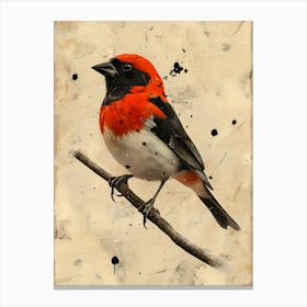 Red-Winged Blackbird Canvas Print