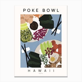 Poke Bowl Canvas Print