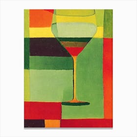Picpoul Paul Klee Inspired Abstract Cocktail Poster Canvas Print