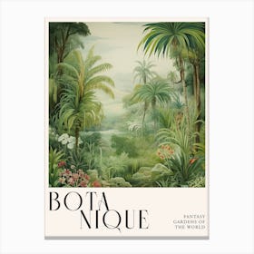 Botanique Fantasy Gardens Of The World 50 Canvas Print