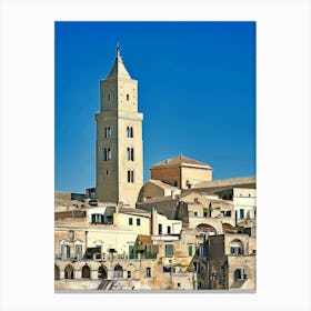 Cathedral Of Matera, Italy Canvas Print