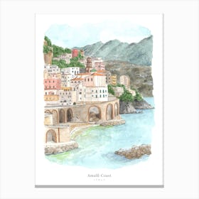 Italy Amalfi Coast Canvas Print