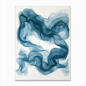 'Blue Smoke' Canvas Print