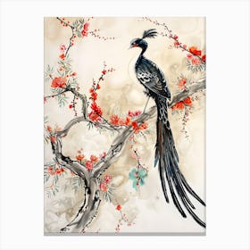 Bird Flowers Chinese Style 8 Canvas Print