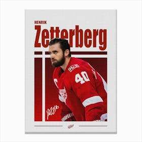 Henrik Zetterberg Canvas Print