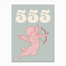 555 Angel Number Canvas Print